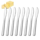 hunnycook Buttermesser 16 Stück, Messer Set aus Edelstahl, Menümesser,...
