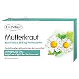 Dr. Böhm Mutterkraut 200 mg: Migräne-Kopfschmerz effektiv vorbeugen,...