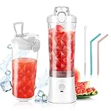 Vaeqozva 600ml Tragbarer Mixer Smoothie Maker To Go Mixer Smoothie Blender...