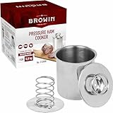 BROWIN® Rostfreier Schinkenkocher Edelstahl 313008 | Schinkernpresse |...