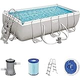 Bestway Power Steel Framepool -Set, eckig, mit Filterpumpe &...