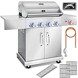 KESSER® Gasgrill Master BBQ mit 800°C Infrarot & Grill-Thermometer,...