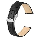 BISONSTRAP Elegante Leder Uhrenarmband, Schnellverschluss, Uhrenarmbänder...