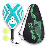 Fegtrtyoa Racket Sports Control Cage Padel Tennis Schläger mit Smart Holes...