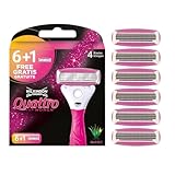 Wilkinson Sword - Quattro for Women Rasierer, 6+1 Ersatzklingen, 4...