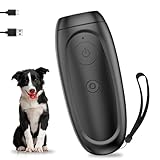 WRQIOO Anti Bell Gerät Hunde, 2 Modi Antibell Ultraschall Gerät, Tragbar...