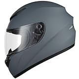 Favoto Motorradhelm Integralhelme für Erwachsene Vollvisierhelm Mopedhelm...