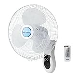 Orbegozo WF0242 - Wandventilator, Fernbedienung, 3 Stufen, mehrfach...