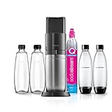 SodaStream Wassersprudler DUO mit CO2-Zylinder, 2x 1L Glasflasche und 2x 1L...