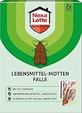 Nexa Lotte Lebensmittel-Mottenfalle, 2 Stück - geruchlose, insektizidfreie...