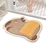 Bavokon Schnelltrocknende Badematte,Saugfähige rutschfeste Badewannenmatte...