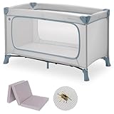 hauck Baby Reisebett Set Dream n Play Plus mit Matratze und Moskitonetz -...