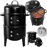 DARDVORLAG 3-in-1 BBQ Smoker Grill 40 × 80 cm – Multifunktions...