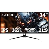 Z-Edge 34 Zoll Ultrawide Monitor UWQHD Gaming Bildschirm 165Hz 1ms MPRT,...