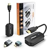 WTTout Kabelloser HDMI-Sender und -Empfänger, Plug-and-Play, kabelloser...