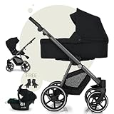 my junior® NOAX² 3-in-1-Kinderwagen inkl. Babyschale, Liegewanne,...