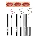 3 Farben Lip Stain Peel Off Lipliner, Langlebiger Lip Tint Tattoo Lip...