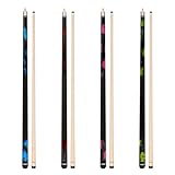 GARSEN 4 Stück Billard-Queue-Stick 147cm 510g 539g 567g 595g Billard-Haus...
