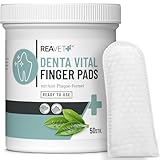 ReaVET Denta Vital - Zahnpflege Finger-Pads für Hunde & Katzen 50 Stück...