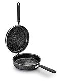 Ibili 441020 Omelettpfanne Natura Aluminium schwarz 20 cm