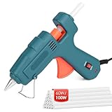 LustLocke Heißklebepistole, 100/60W Feuerfest Heissklebepistole mit 15...