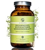 QIDOSHA® Brennnessel Rosskastanie Weinrebenblatt Komplex Kapseln plus...