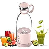 Blender Smoothie Makers, 350ml Tragbarer Mixer Mini Jug Blenders,...