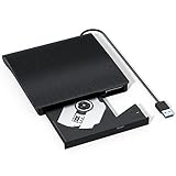 NVOPERANG Externes CD/DVD-Laufwerk, USB 3.0 und Typ-C DVD-Brenner,...