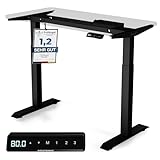 Desktronic Höhenverstellbarer Schreibtisch - Stehpult Tischgestell...