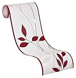 A.S. Création Bordüre - Vliesbordüre mit wundervollen Blumen in Rot und...