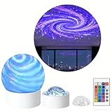 UEXEDO Sternenhimmel-Projektor mit Fernbedienung, 2-in-1-Projektor, Farb-...