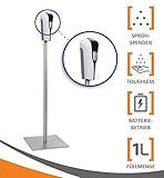 MyMAXXI | Mobiler Hand Desinfektionsmittelspender Station Sensor Shop...