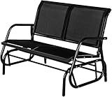 YODOLLA Schaukelstuhl, Schaukelbank Gartenschaukel aus Metall Gartenmöbel...