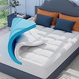 ELEMUSE Matratzen Topper 180x200cm, H3 Gel Topper mit Waschbarem...