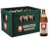 SPATEN Münchner Hell Flaschenbier, MEHRWEG im Kasten, Helles Bier aus...