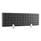 RICOO Akustik Trennwand für Schreibtisch SAP0930-G 92 x 30 x 1,5 cm Grau...