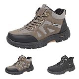 Herren Orthopädische Wanderstiefel Leichte Wanderschuhe Walking Breite...