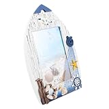 VALICLUD 6 Zoll Fotorahmen Mediterraner Stil Holz Bilderrahmen mit...