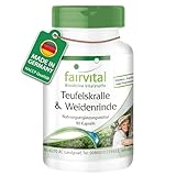 Fairvital | Teufelskralle und Weidenrinde Kapseln - HOCHDOSIERT -...