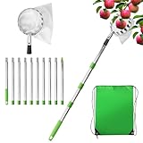 4 Meter Obstpflücker Mit Teleskopstiel mit Edelstahlstange und...