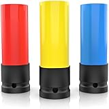 GAsupply Kraft-Schoneinsatz I SW 17/19/21 mm Radschrauben Nuss Set mit...