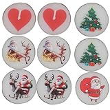 Weihnachtsbaum-Elch-Kerzen-Set, 5 verschiedene brennende Kerzen für...