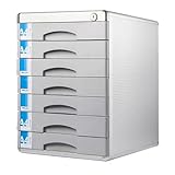 Abschließbare Metall-Schubladenbox, Aktenschrank, Büro-Organizer, robuste...