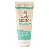 Suntribe Mineralische Bio-Sonnencreme LSF 30/100 ml, Getönt - 100%...