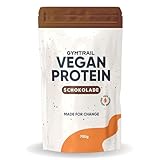 GYMTRAIL® Veganes Eiweißpulver aus Erbsenprotein 700g | Pflanzliches...