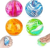 Ainiv Squishy Fidget Toys, 4 Stück Sensory Stress Ball, Massagebälle...