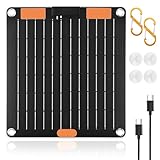 Foppla Solar Ladegerät 10W 5V/2A Doppel TypeC monokristalline...