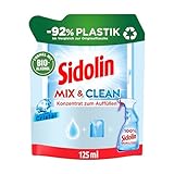 Sidolin Mix & Clean Konzentrat zum Auffüllen Cristal (125 ml), All in 1...