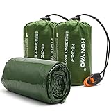 HONYAO Notfalldecke Schlafsack, Survival Biwaksack Erste Hilfe...