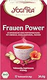 Yogi Tee Frauen Power, Tee-Aufgussbeutel: Hibiskus, Angelikawurzelextrakt,...